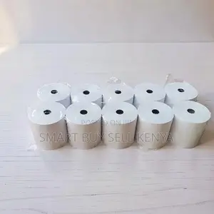 Fast Printing 10 Pieces of 80mm by 80mm by 13mm Thermal Paper Rolls