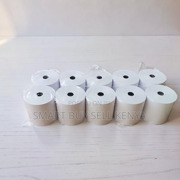 Fast Printing 10 Pieces of 80mm by 80mm by 13mm Thermal Paper Rolls