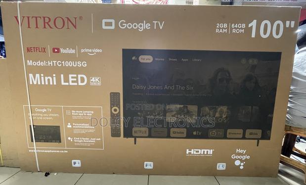 Vitron 100-inch 4k Uhd Mini Led Google Tv - thumbnail 2