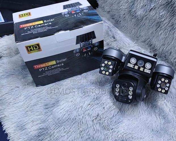 V380 4g Triple Lens Strong Signal Solar CCTV