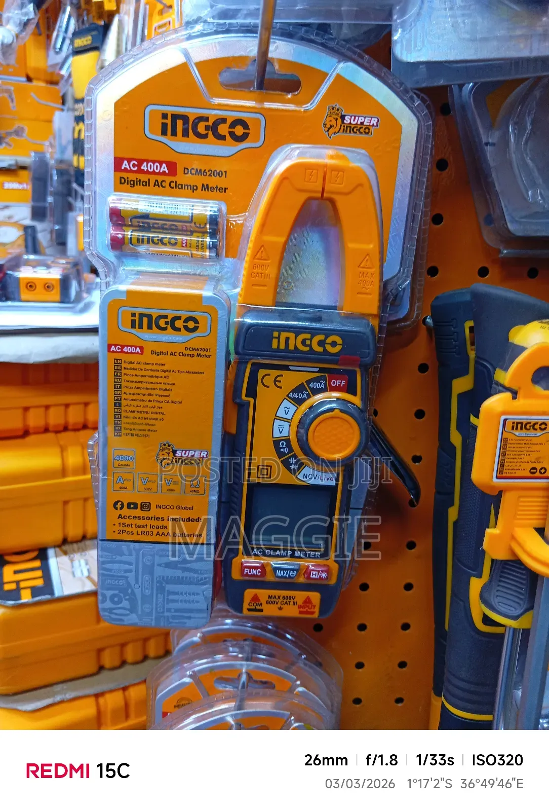 Digital Ac Clamp Meter