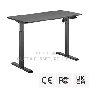 Black Electric Height Adjustable Standing Desk