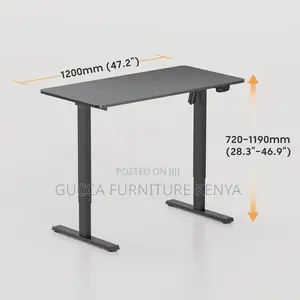 Black Electric Height Adjustable Standing Desk