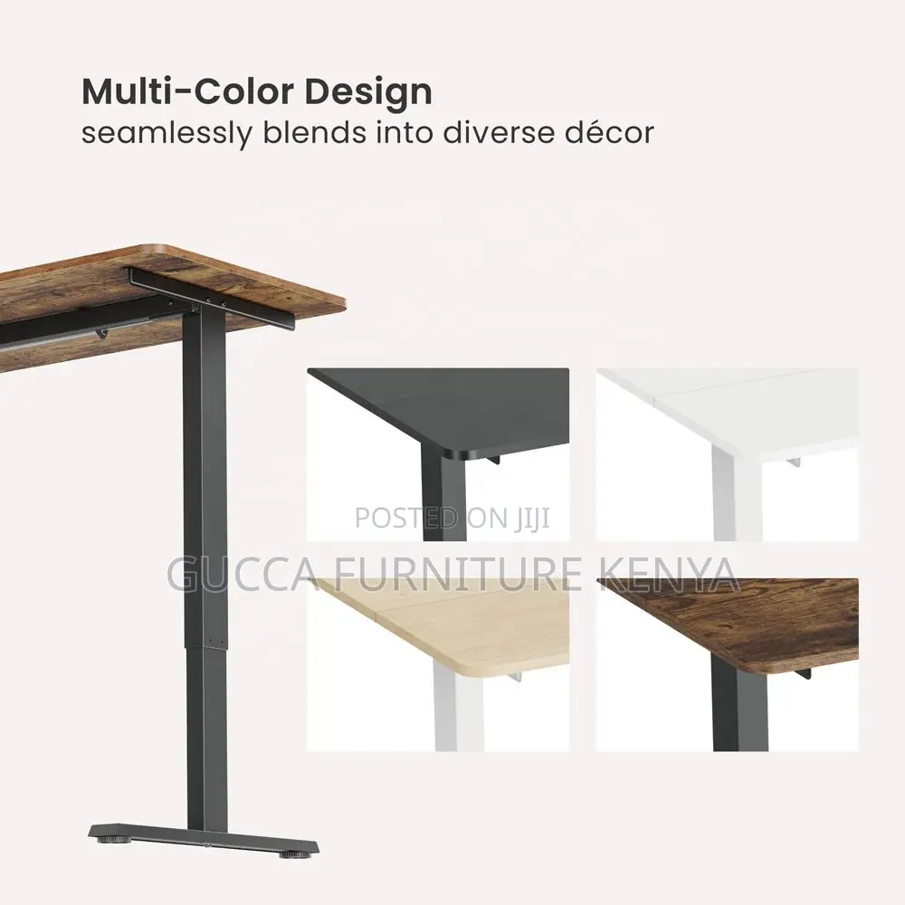 Black Electric Height Adjustable Standing Desk