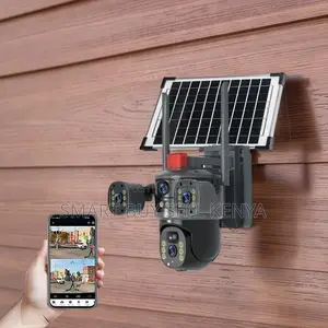 V380 Pro App 20mp Ultra Hd 4g PTZ Triple Lens Solar Camera