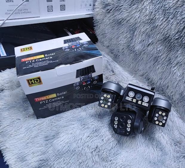 V380 4g Triple Camera Dual Solar Heavy Duty Camera - main view