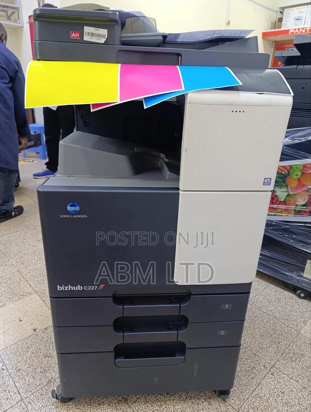 All in One Print Solution Konica Minolta C227 Colour Laser MFP - main view