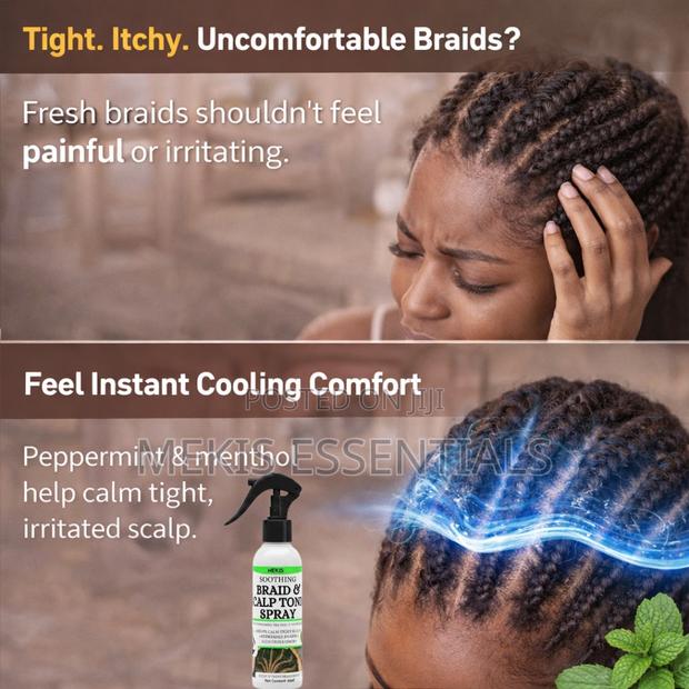 Soothing Braid Scalp Tonic Spray - Calms Itchy Irritated Scalp - thumbnail 3