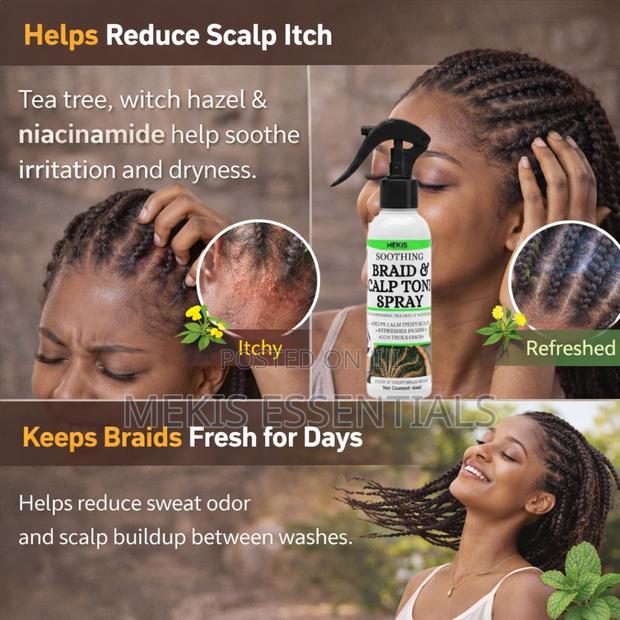 Soothing Braid Scalp Tonic Spray - Calms Itchy Irritated Scalp - thumbnail 5
