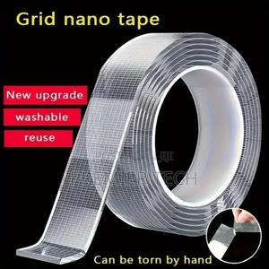 High-Viscosity Mesh Nano Double-Sided Tape Transparent 1mm Thick - thumbnail 2