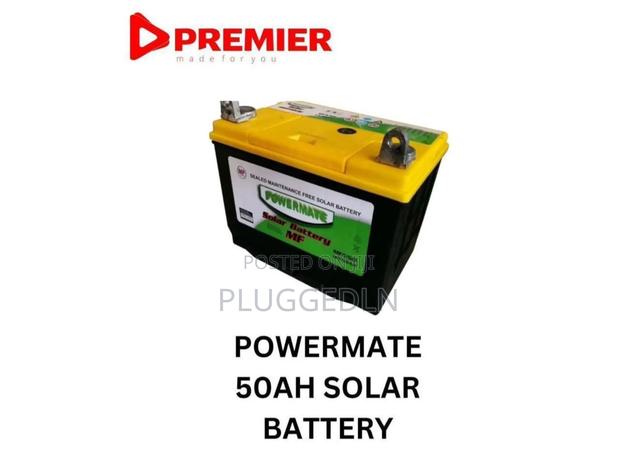 Powermate 50ah Sealed Solar Battery. - main view