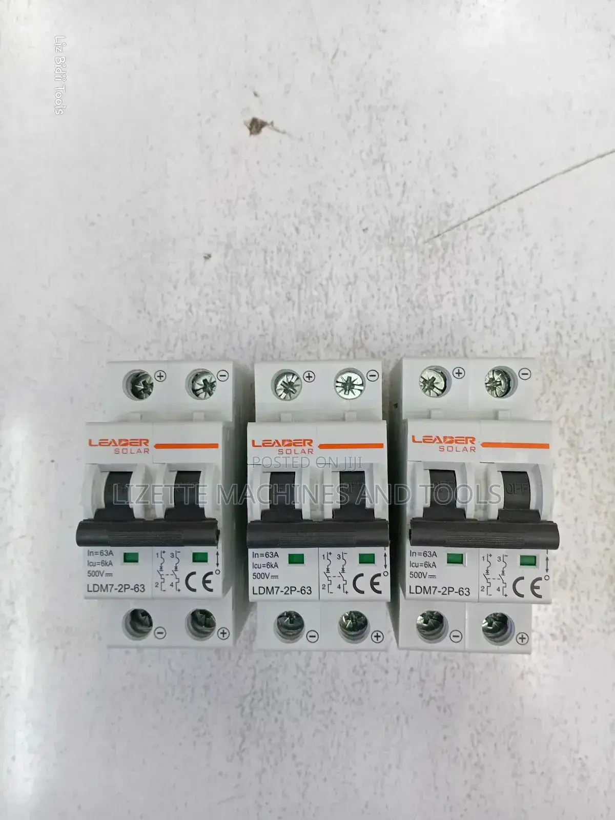 Leader 63a Dc Circuit Breaker 500v