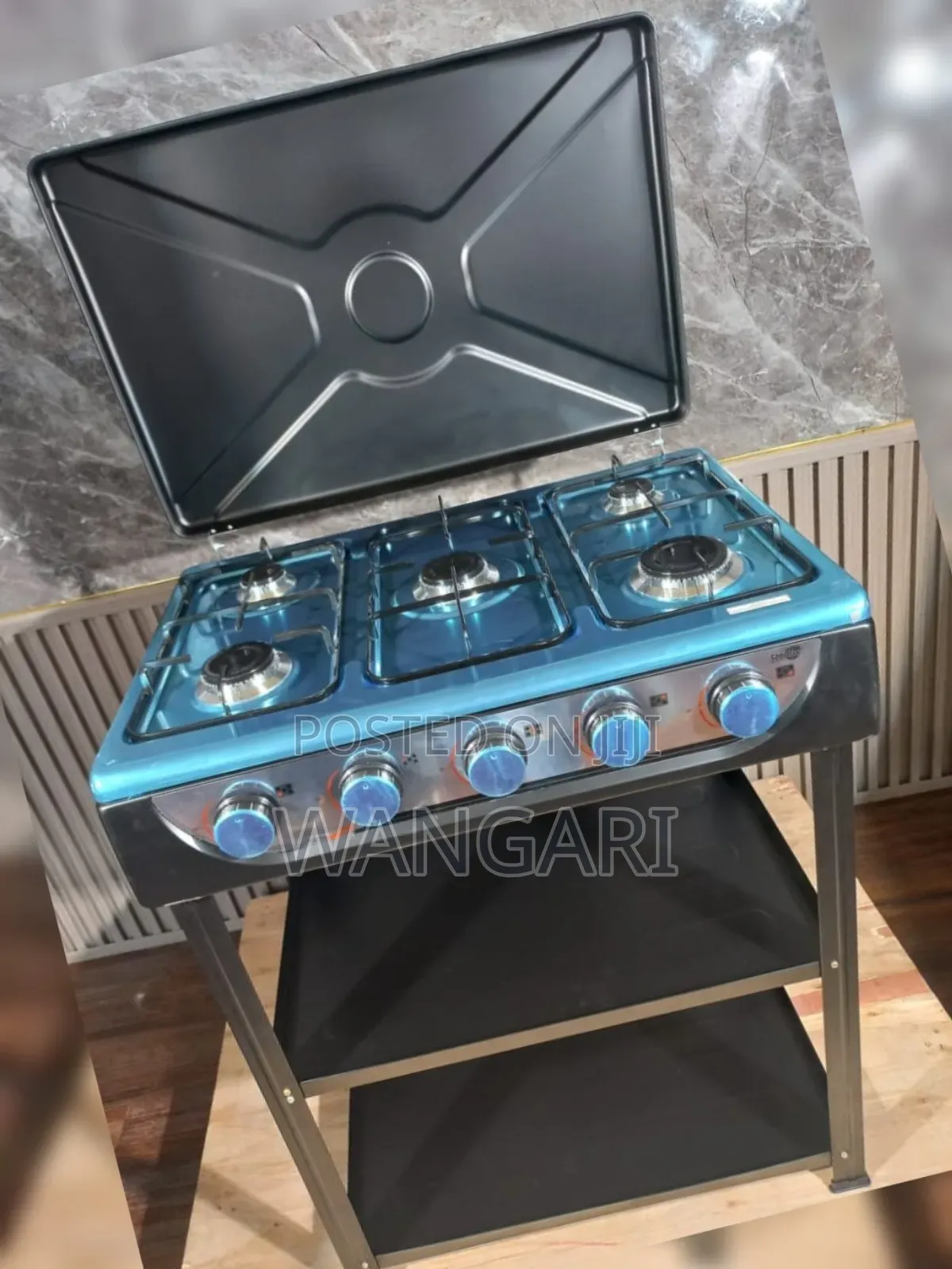 5gass Cooker With Shelves