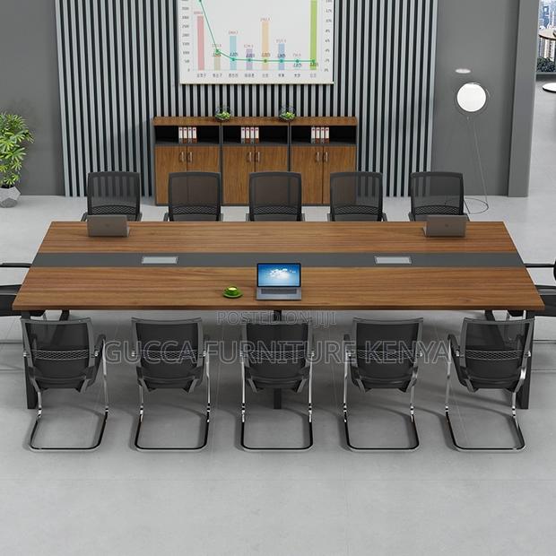 2.4 Meters Steel Base Office Conference Table - thumbnail 3
