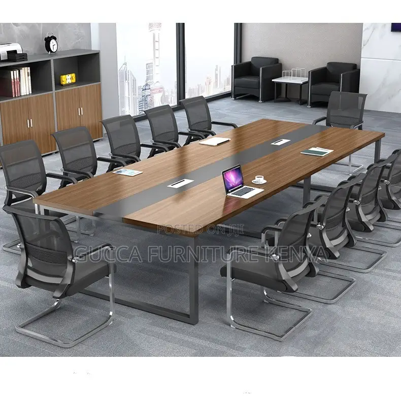 2.4 Meters Steel Base Office Conference Table