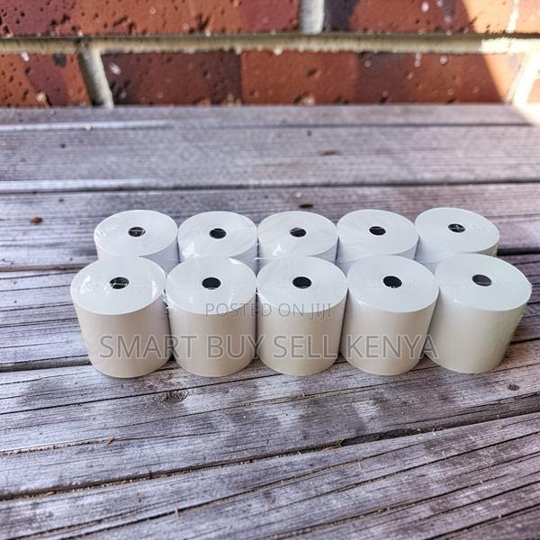 Low Maintenance 10 Pieces of 80mm by 80mm by 13mm Thermal Paper Rolls