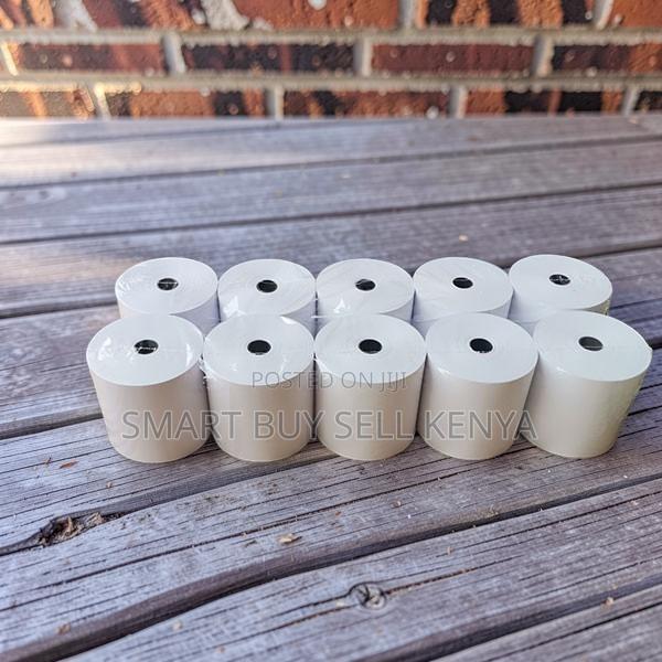Receipt Printer 10 Pieces of 80mm by 80mm by 13mm Thermal Paper Rolls