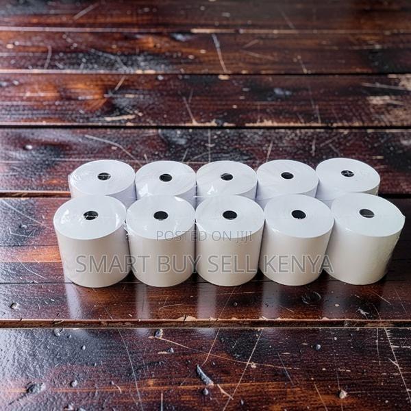 Supermarkets 10 Pieces of 80mm by 80mm by 13mm Thermal Paper Rolls