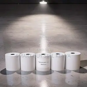 Reliable Quality 5 Pieces of 80mm by 80mm by 13mm Thermal Paper Rolls