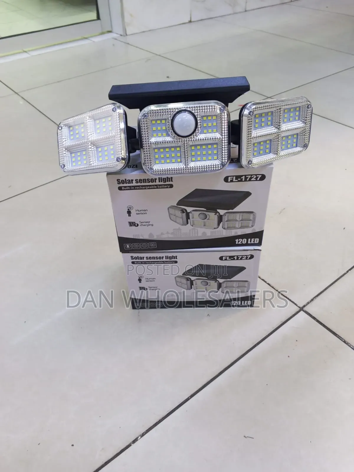 3 Head Solar Motion Sensor Light
