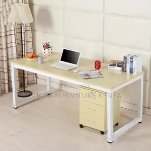 120cm Computer Desk With Steel Legs