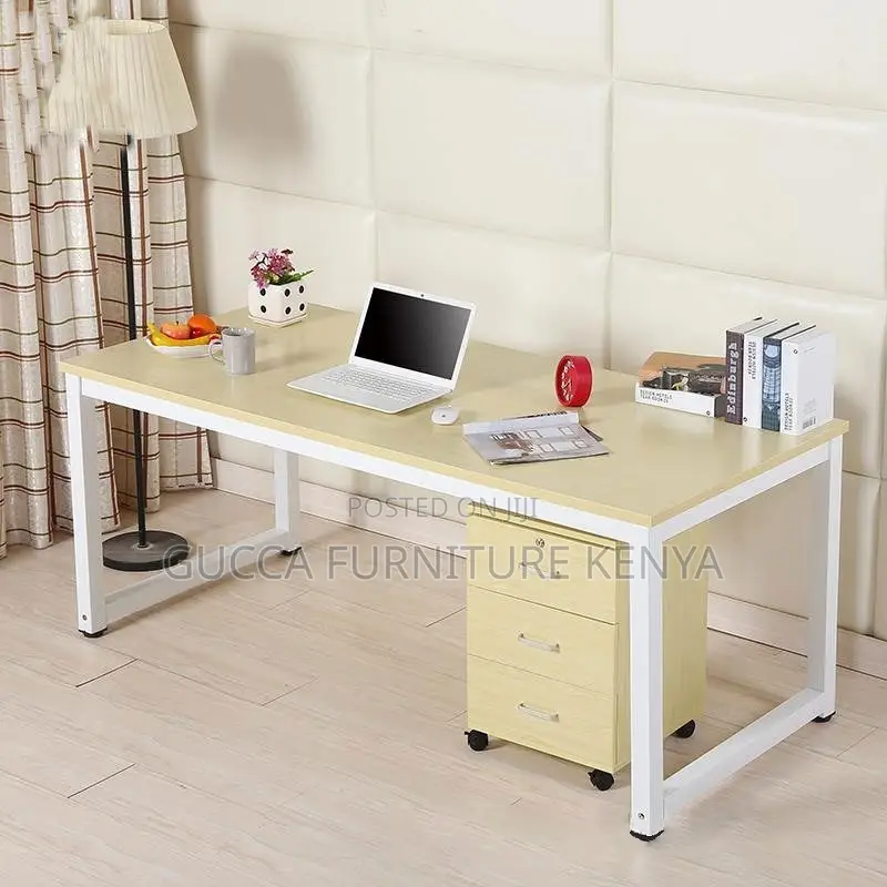 120cm Computer Desk With Steel Legs
