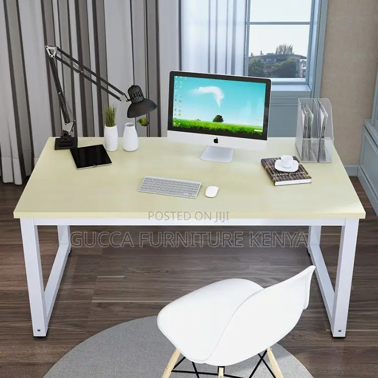 120cm Computer Desk With Steel Legs