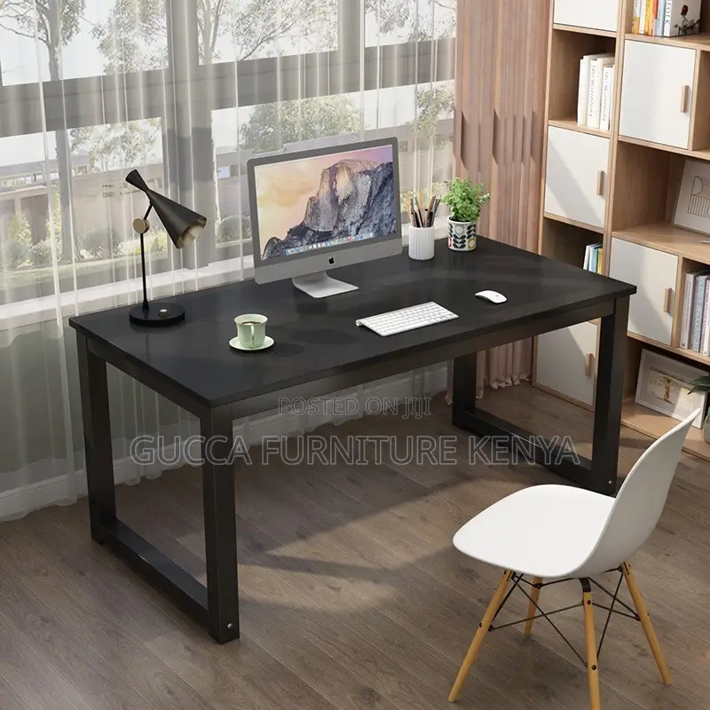 120cm Computer Desk With Steel Legs