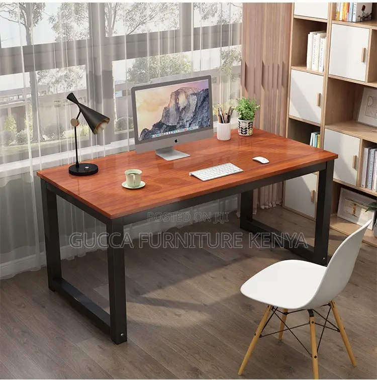 120cm Computer Desk With Steel Legs