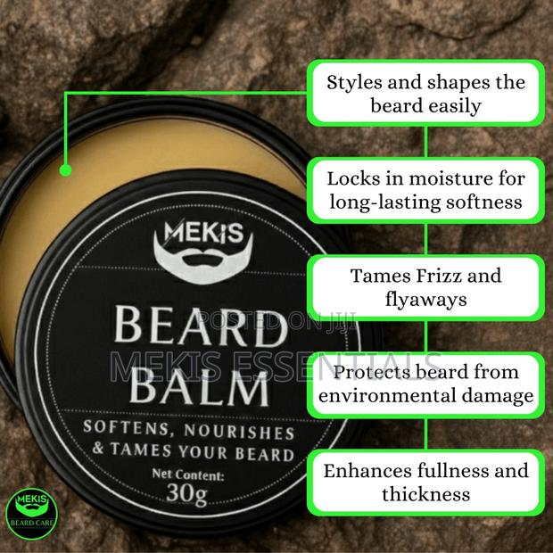 Beard Conditioning Oil + Balm - Reduces Dryness, Beard Itch, and Flake - thumbnail 3