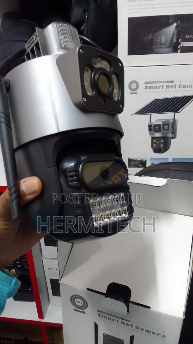 Dual Lense CCTV With Clear Night Vision Wifi Enabled CCTV - thumbnail 2