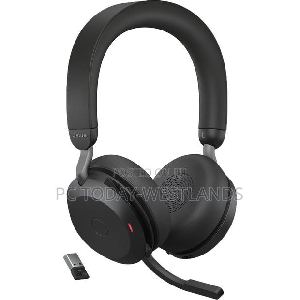 Jabra Evolve2 75 Stereo Wireless Headset Ms Teams Noise-Canceling - thumbnail 6
