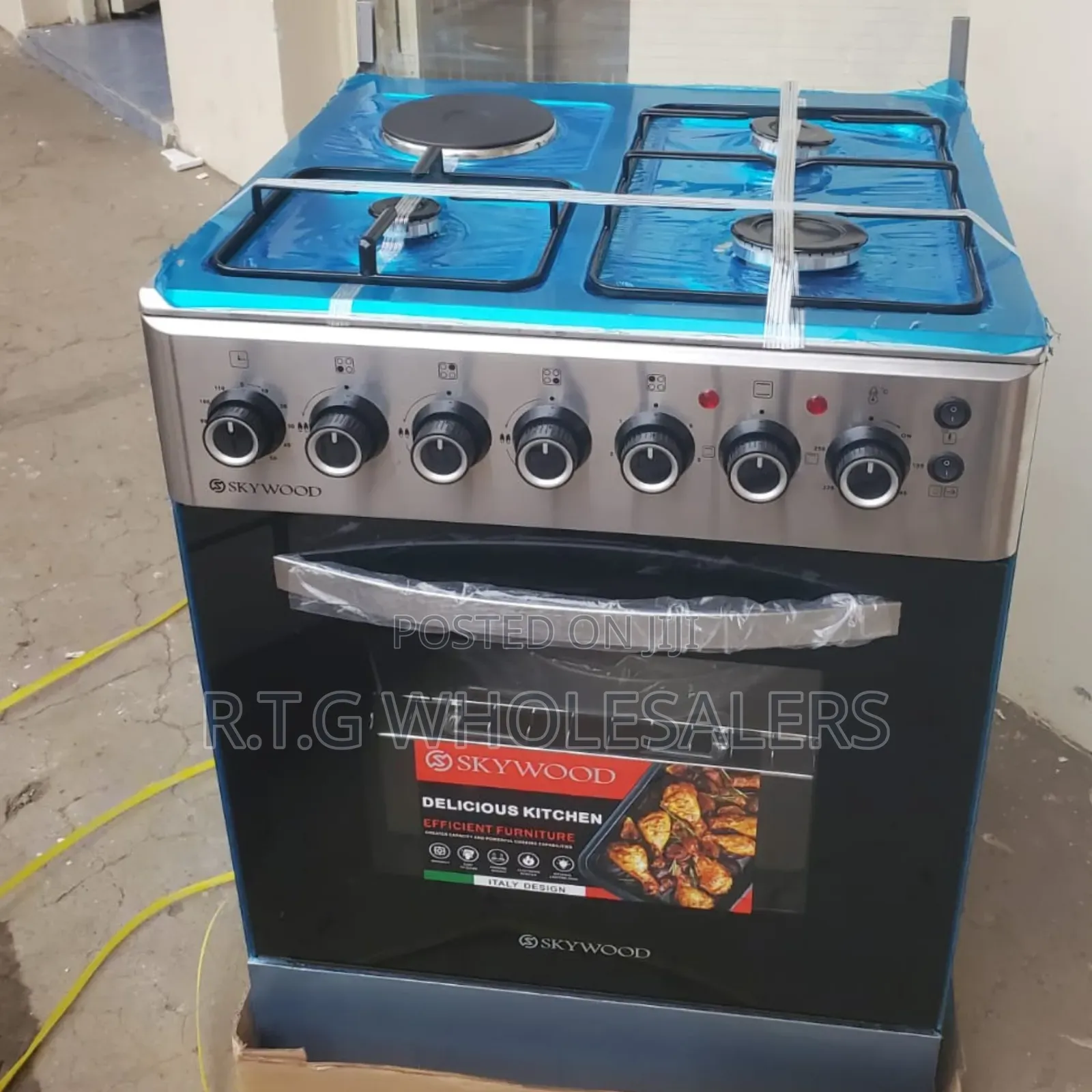 50×55 Skywood 3+1 Standing Cooker With Electric Oven