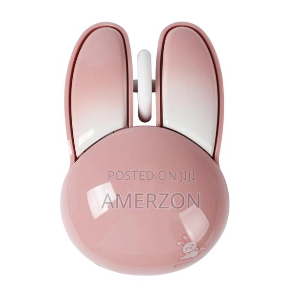 Wireless Mouse, Cute Bunny Bluetooth Dual-Modes, Pink, Unisex - thumbnail 3