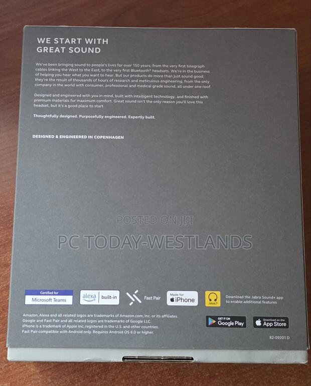 Jabra Evolve2 75 Stereo Wireless Headset Ms Teams Noise-Canceling - thumbnail 8