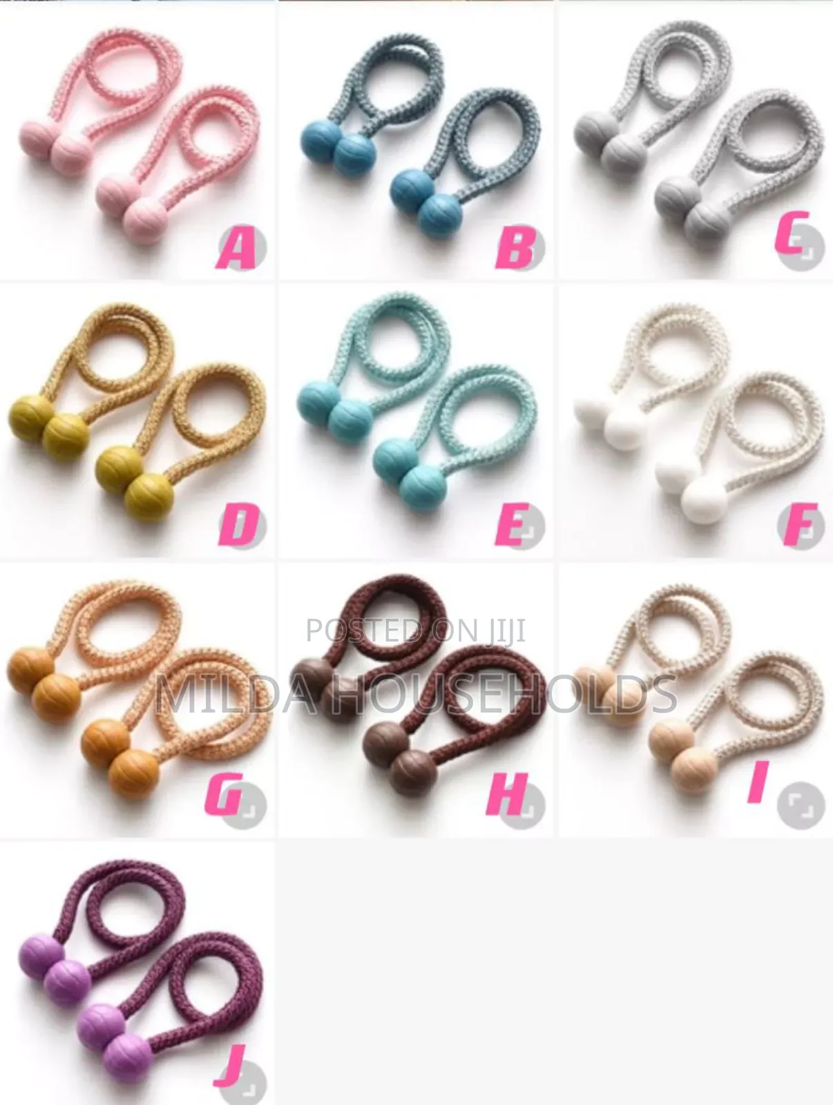 **Curtain Tie Backs /Holders