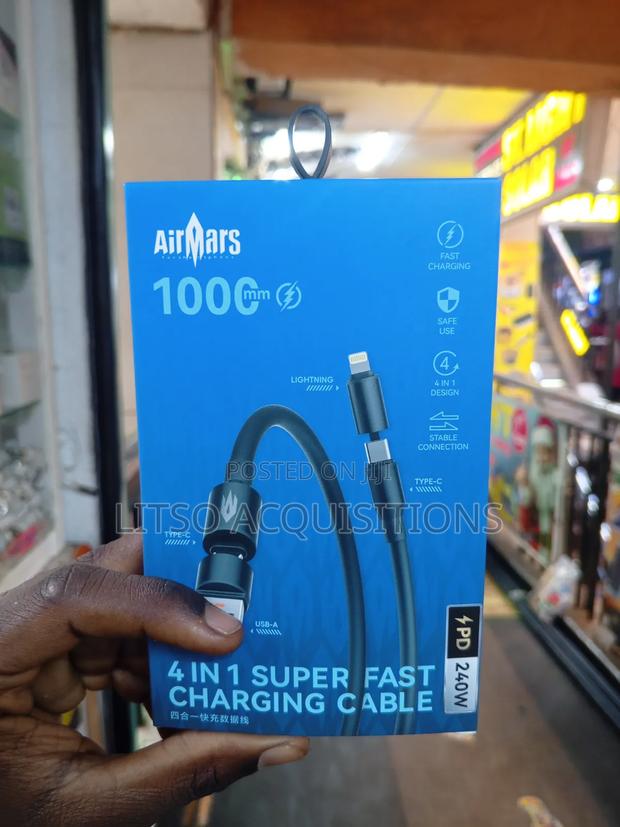 4 in 1 Charging/File Transfer Cable