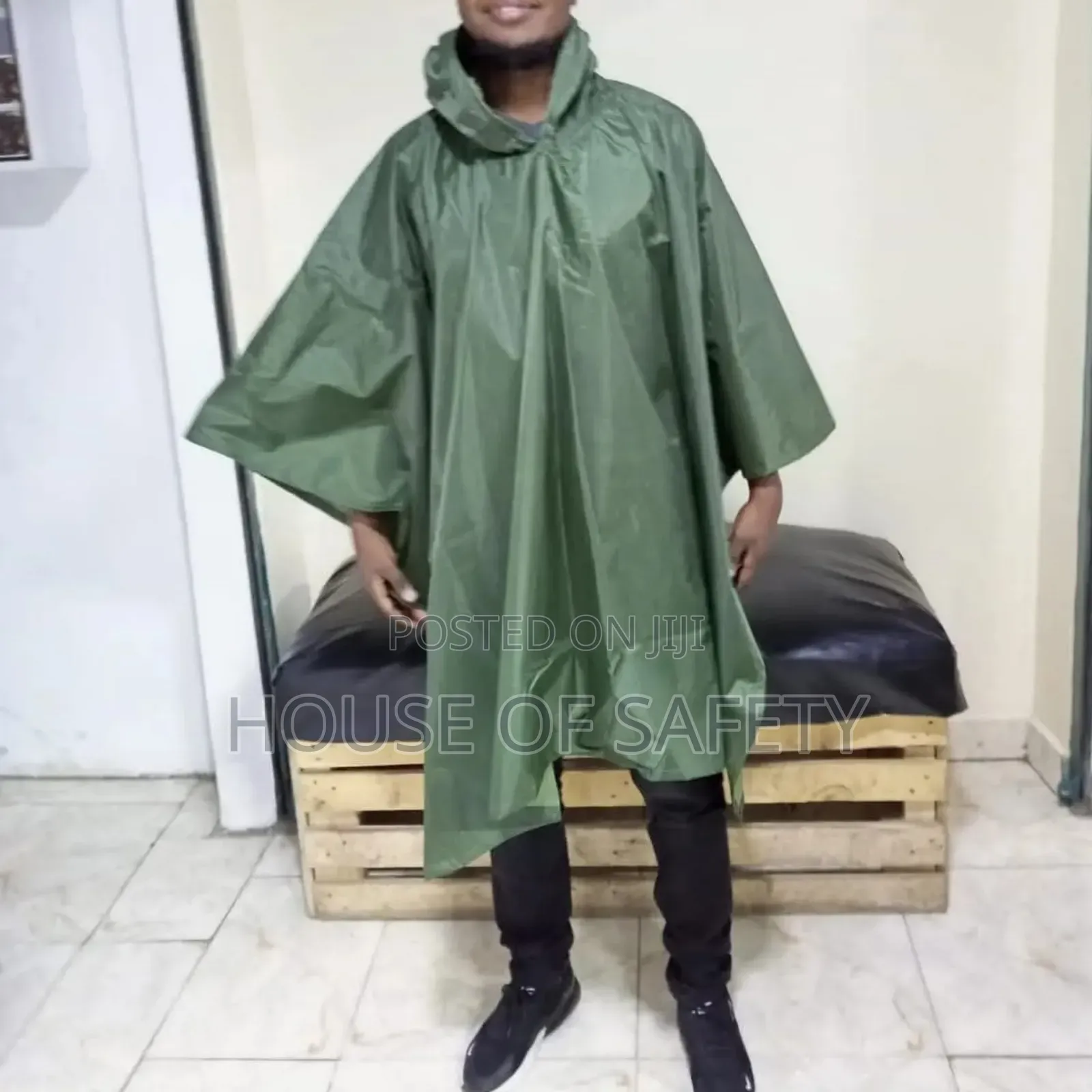 Poncho Worn by Mountain Climbers