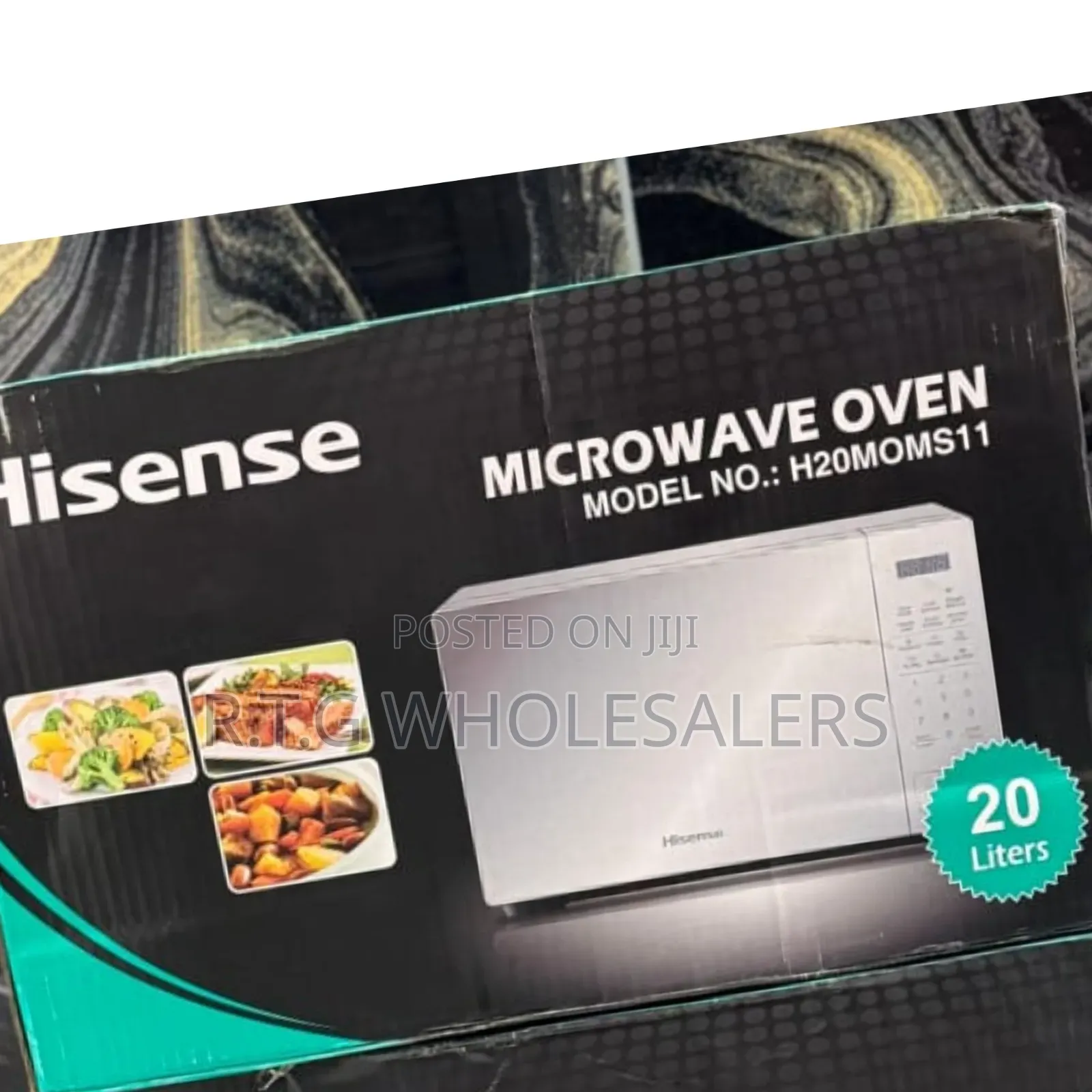 Hisense H20momws11 20‐Litre Digital Microwave Oven (White)