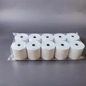 Restaurants 10 Pieces of 80mm by 80mm by 13mm Thermal Paper Rolls