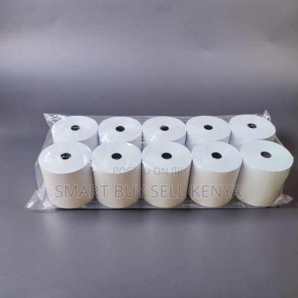 Restaurants 10 Pieces of 80mm by 80mm by 13mm Thermal Paper Rolls