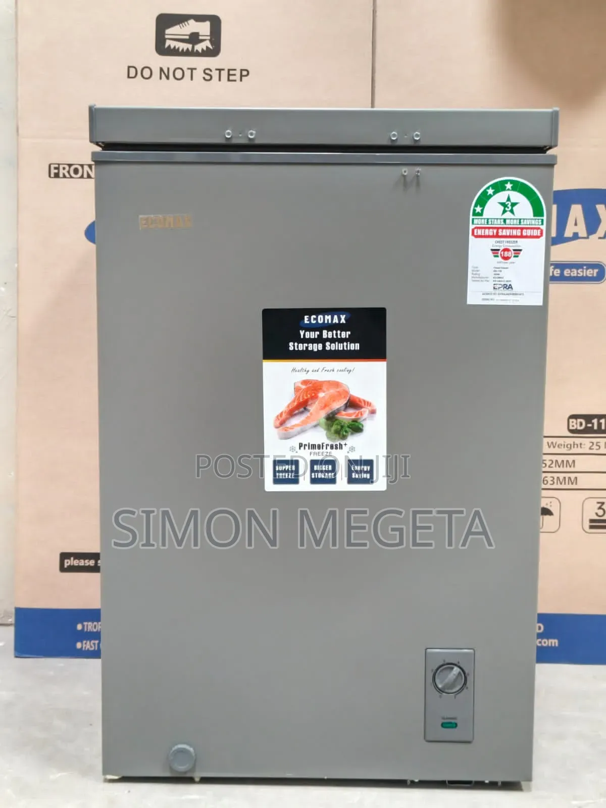 Ecomax Brand New 119 Litres Freezer Available