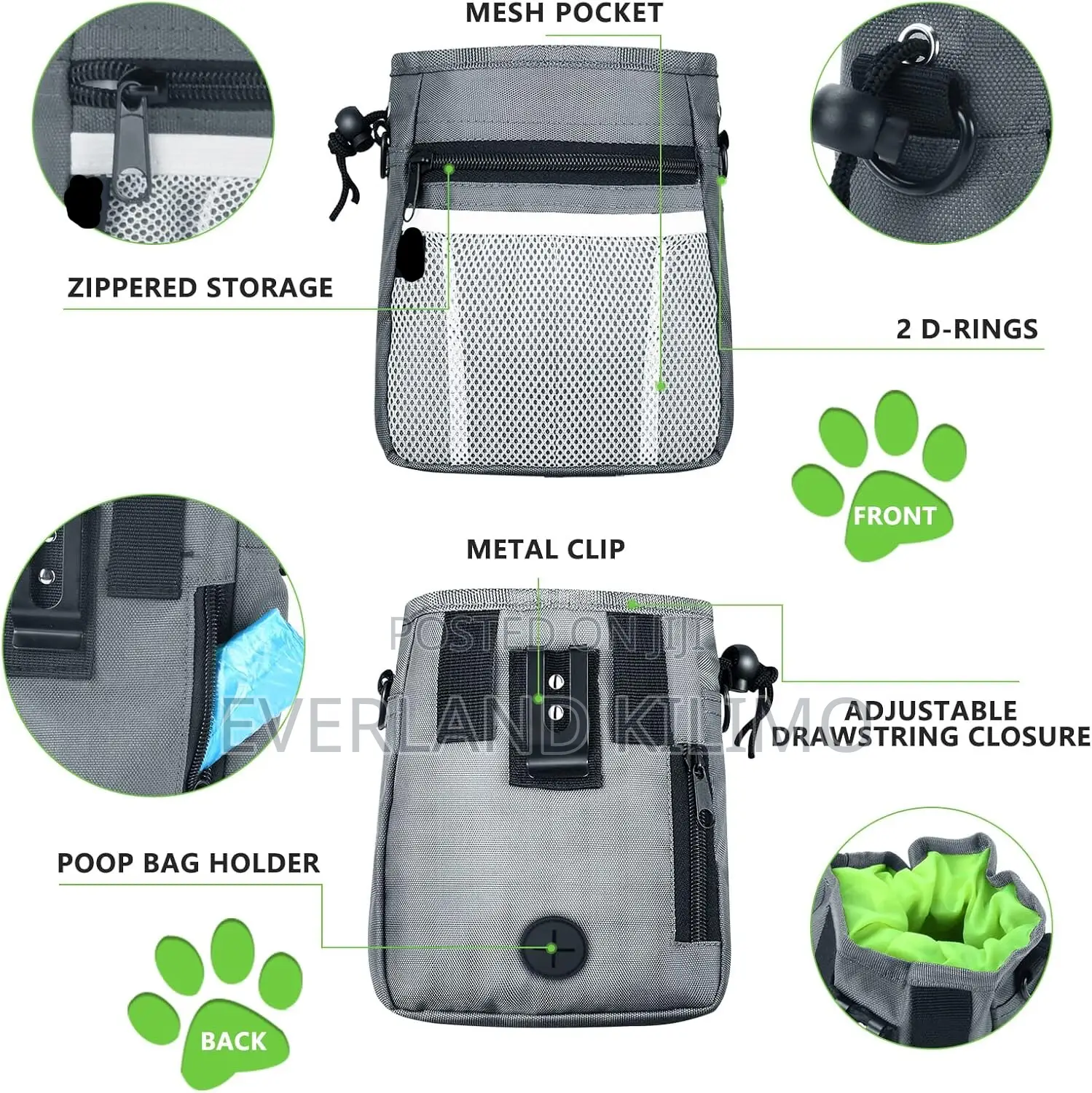 Convenient Treat Holder for Dog Training and Walks.