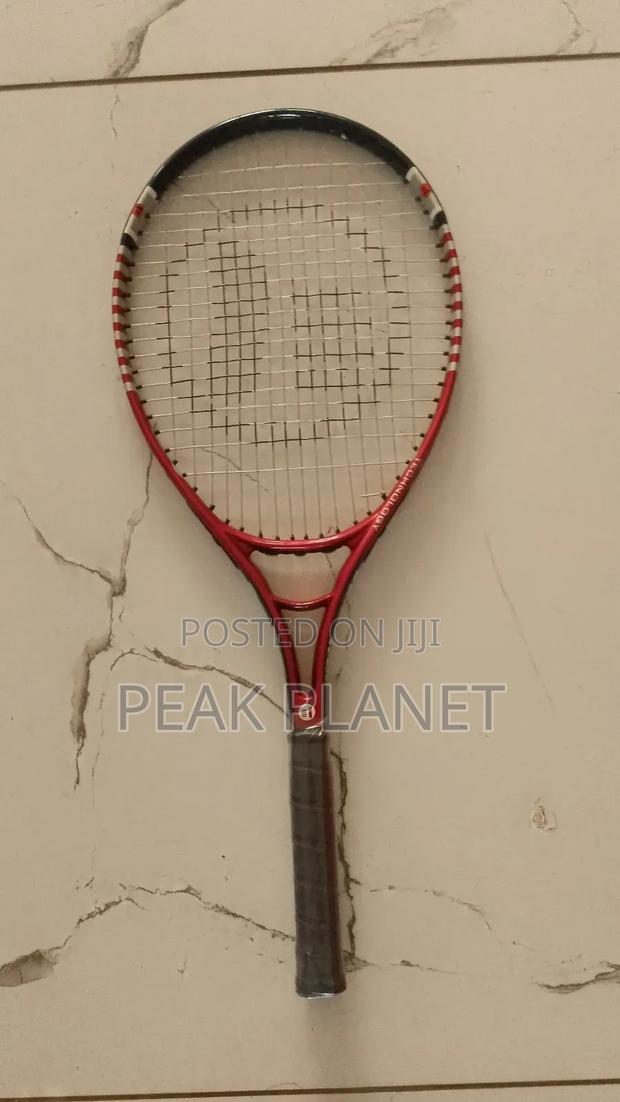Professional Tennis Playing Racket