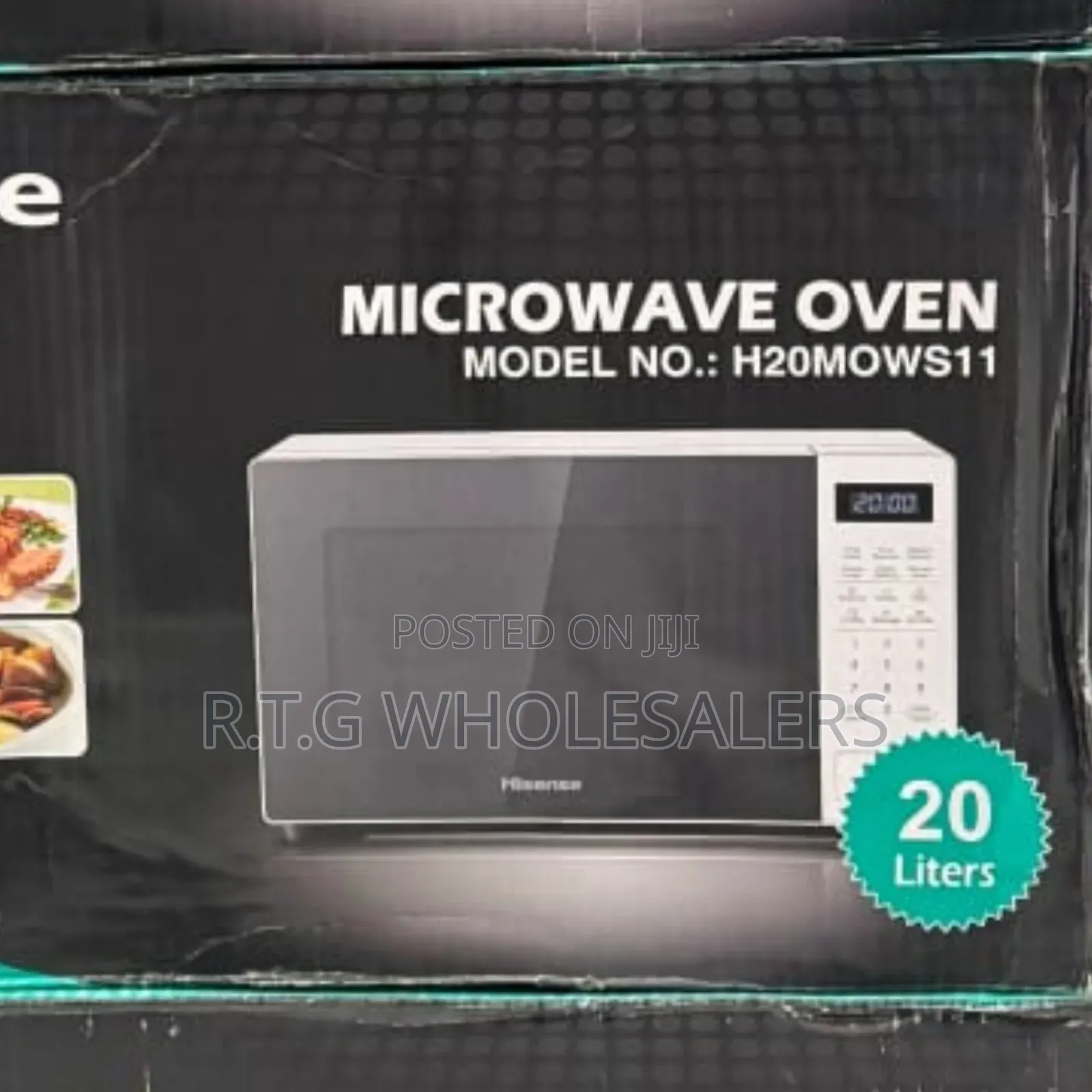 Hisense 25 L Digital Control Microwave – Grill, Defrost Timer