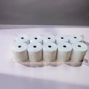 Enhanced Quality 10 Pieces of 80mm by 80mm by 13mm Thermal Paper Rolls