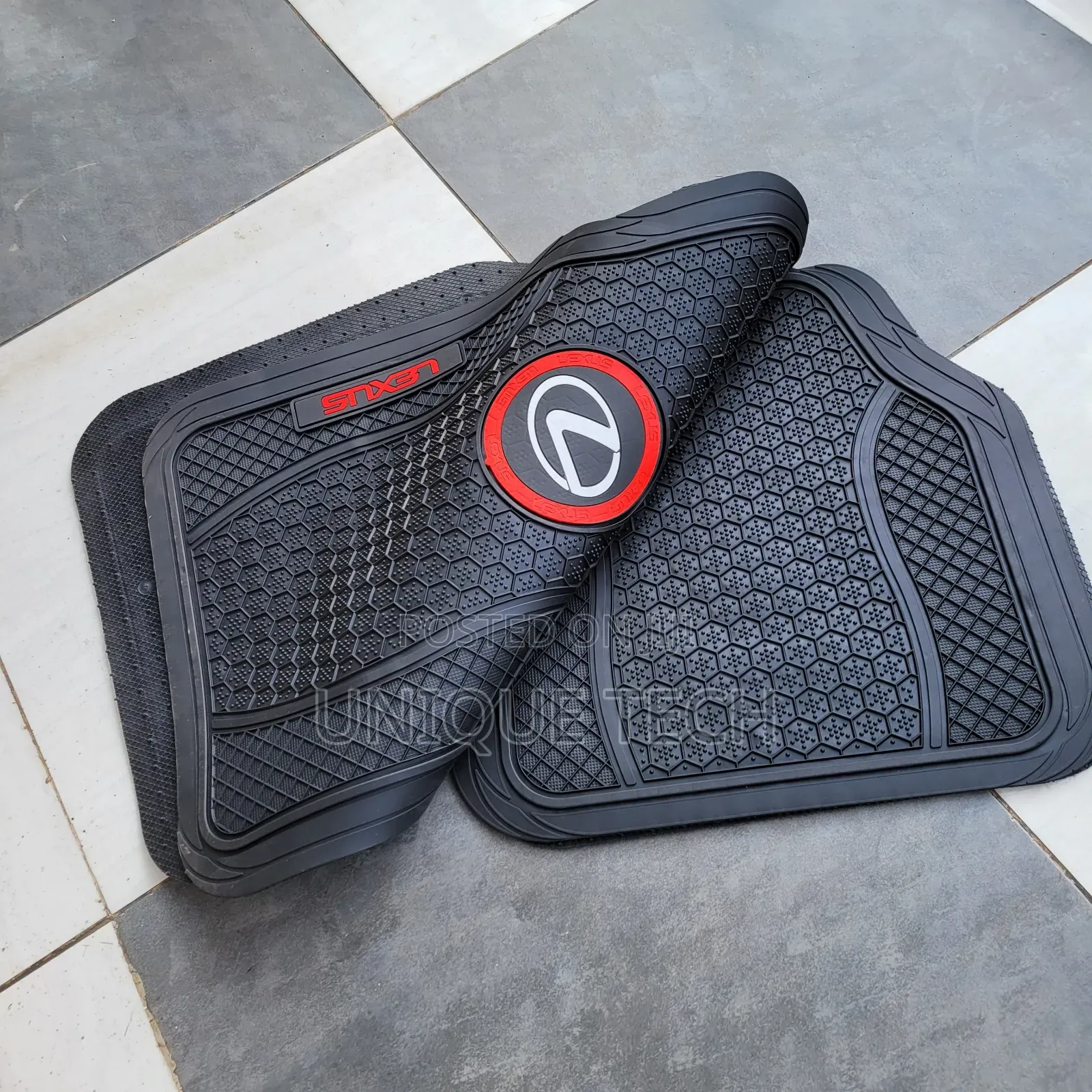 5pc Lexus Branded Rubber Floor Mats