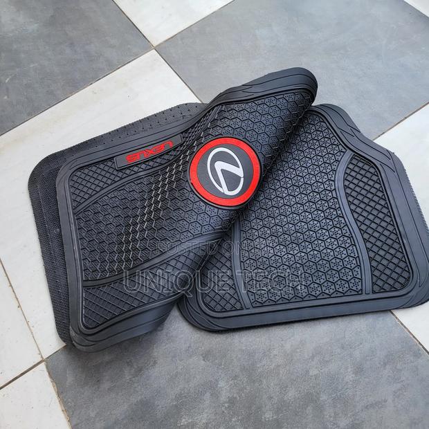 5pc Lexus Branded Rubber Floor Mats