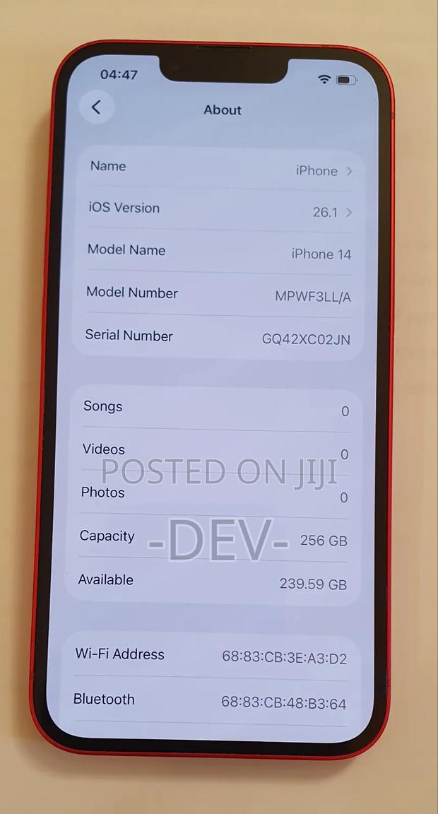 Apple iPhone 14 256 GB Red - thumbnail 10