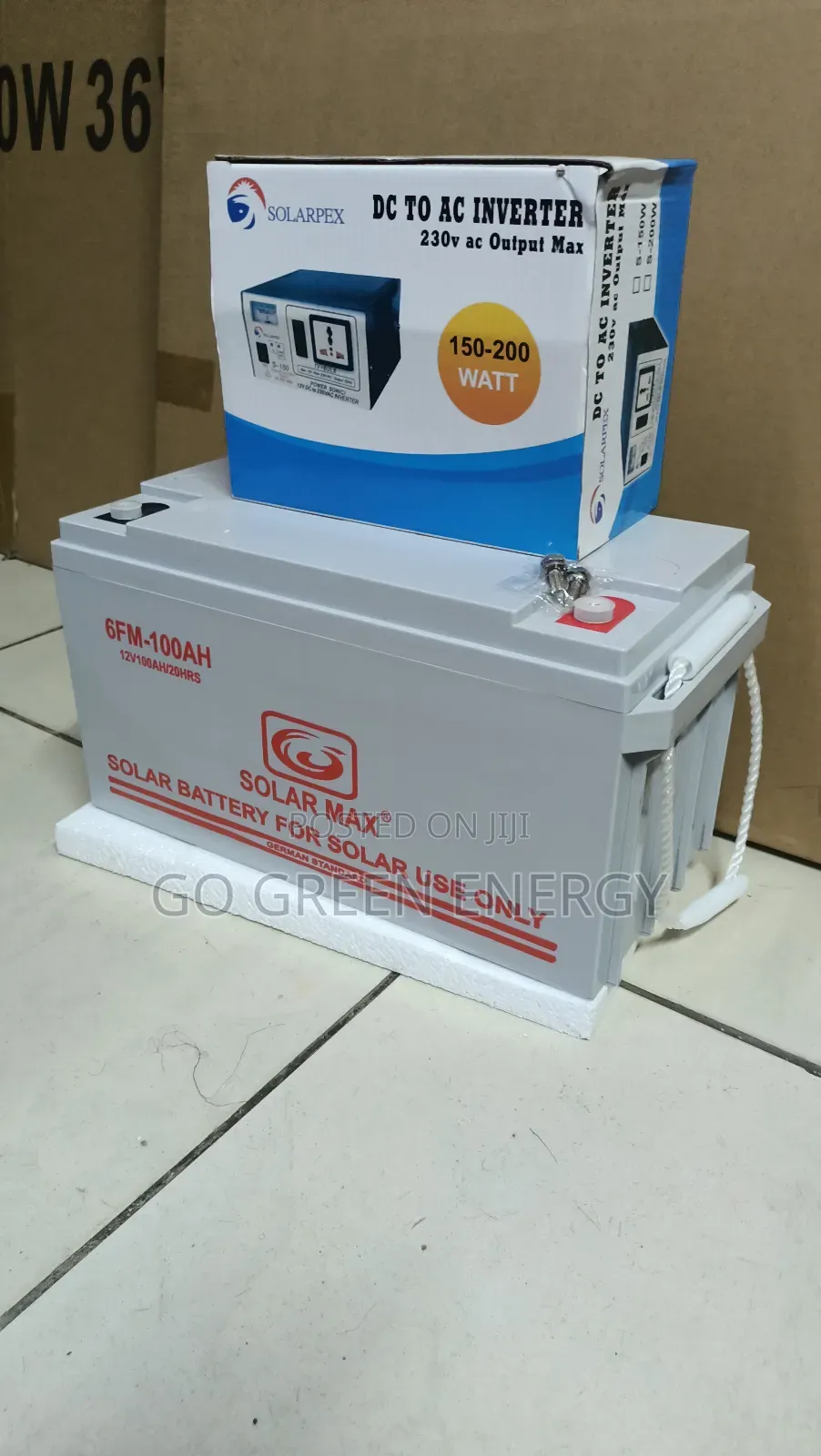 100ah Battery and 150w Inverter